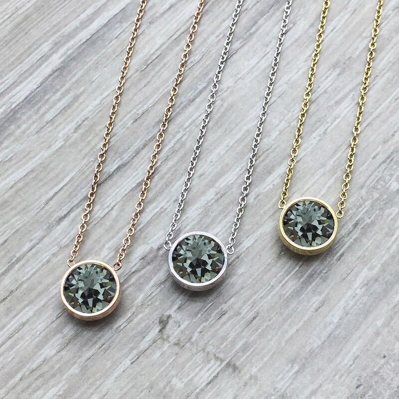 Collier Luxe Diamant Noir Cinquième Saison